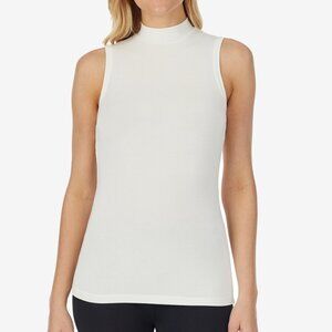 #1480 Cuddl Duds Women's Softwear Stretch Tank Top - Ivory